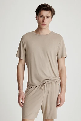 T-shirt et short de pyjama en jersey