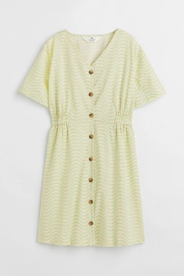 Short-sleeved Cotton Dress