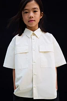 Chemise ample en coton