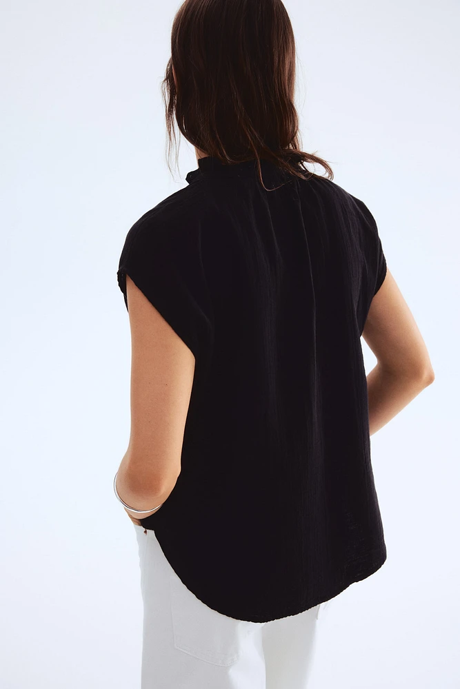 Cotton Muslin Blouse