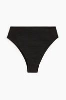 High Waist Cheeky Bikini Bottoms