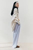 Seersucker Drawstring Pants