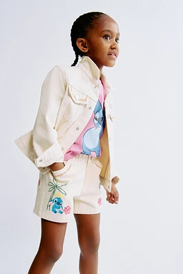 Loose Fit Denim Shorts