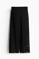 Eyelet Embroidered Pants