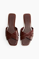 Sandales en cuir