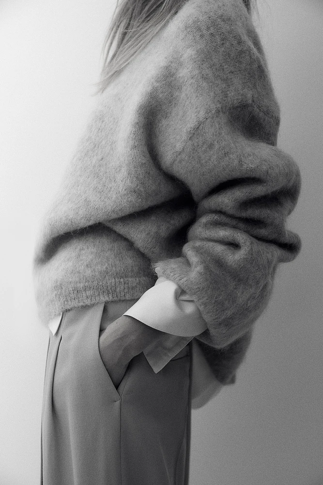 Oversized Mohair-Blend Sweater