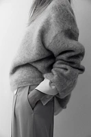 Oversized Mohair-Blend Sweater