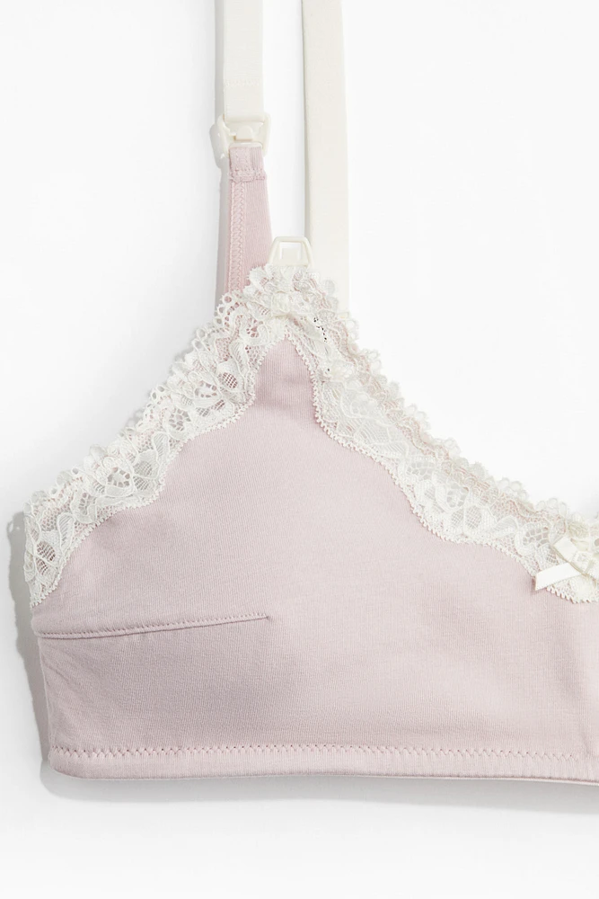 MAMA Padded cotton nursing bra