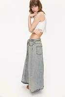 Feather Soft Denim Skirt