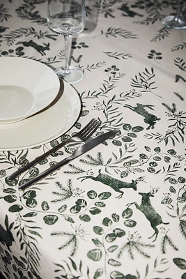 Patterned Cotton Tablecloth