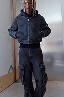 Bootcut Loose Cargo Jeans
