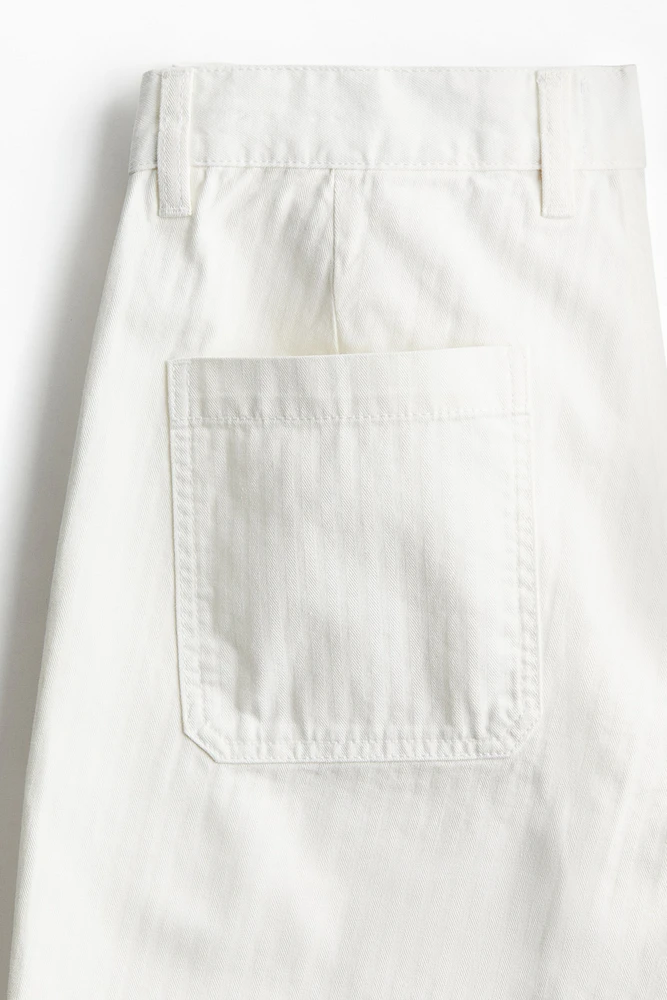 Regular Fit Cotton Pants