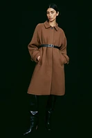 Knee-length coat