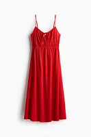 Crinkled Jersey Dress