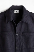 Regular Fit Napped Overshirt