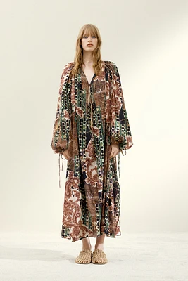 Chiffon Kaftan Dress