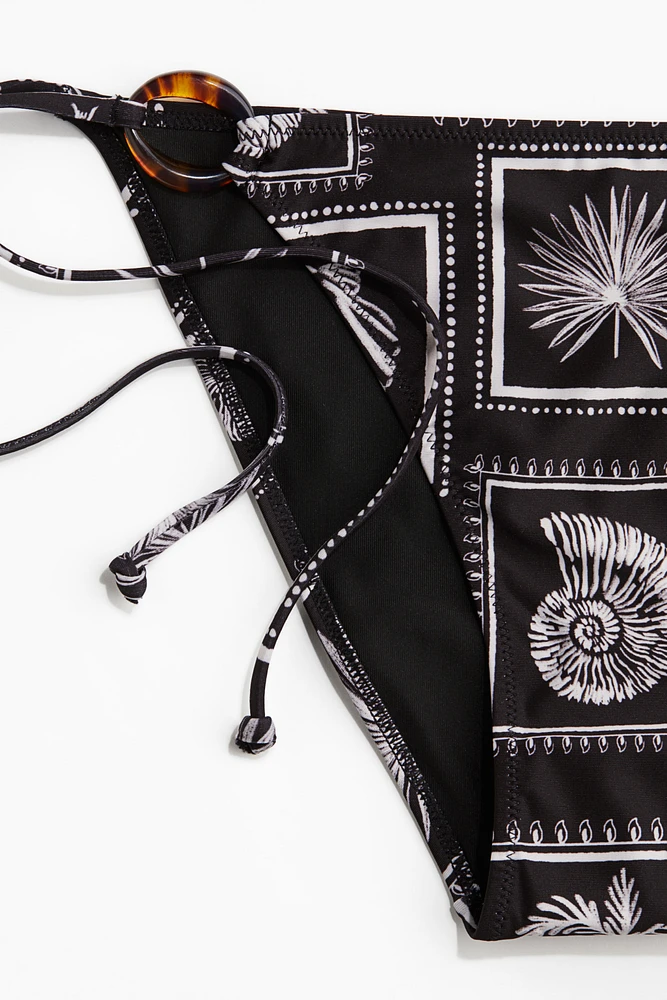 Tie tanga bikini bottoms
