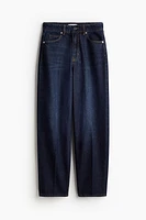 Creased Tapered Jeans