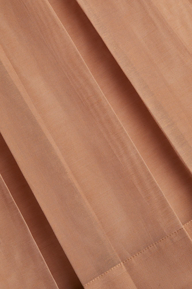 Sheer Pleated Skirt