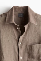 Regular Fit Linen Shirt