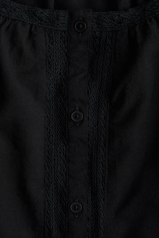 Lace-Detail Strappy Top