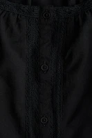 Lace-Detail Strappy Top