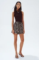 Short avec cordon de serrage