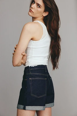 Short en denim pour femmes Taille Très Haute