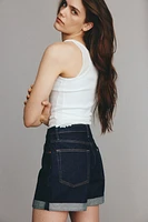 Short en denim pour femmes Taille Très Haute