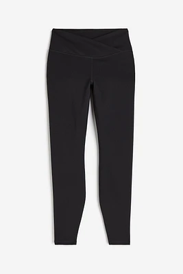 Wrapover-Waist Sports Leggings DryMove™