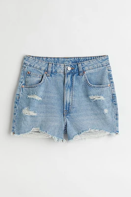 Mom Fit Denim Shorts