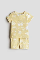 2-Piece Ribbed Cotton Set