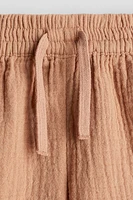 Cotton Muslin Shorts
