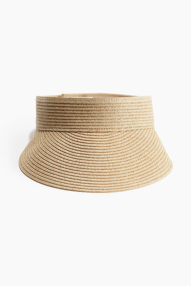 Visière en paille
