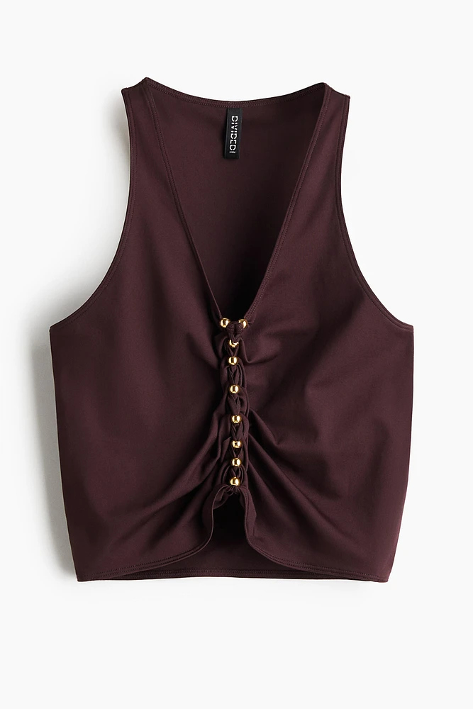 Braided-Detail Top
