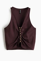 Braided-Detail Top