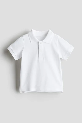 Cotton Pique Polo Shirt