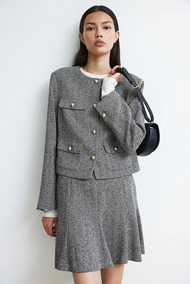 Veste en tissu texturé