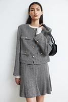 Veste en tissu texturé
