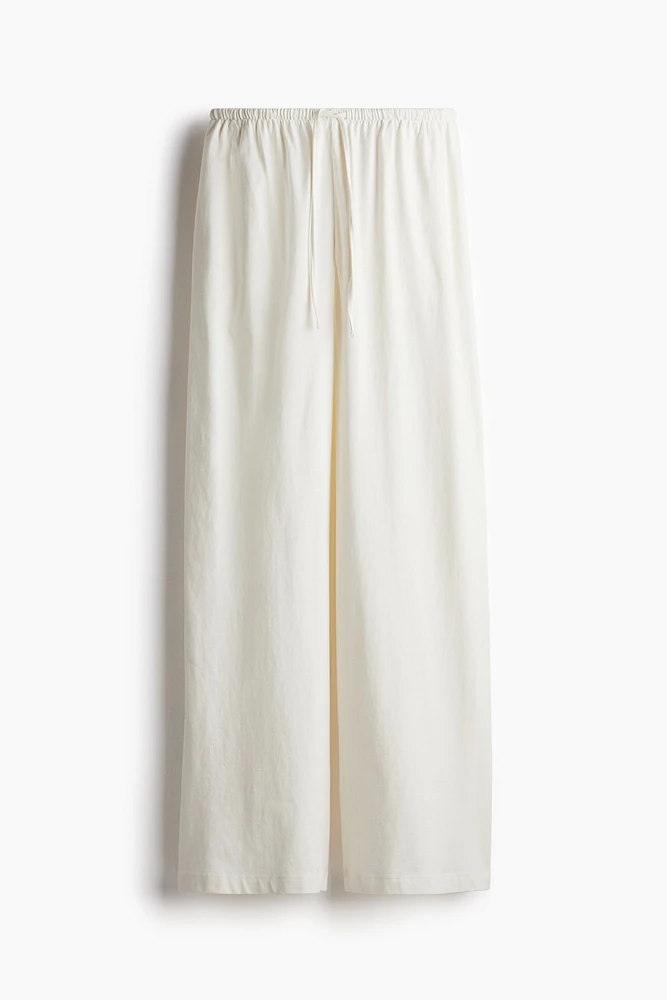 Cotton Drawstring Pants