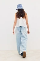 Jean à jambes larges