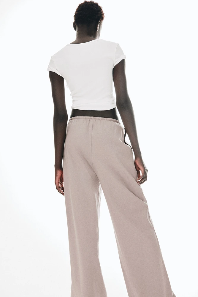 Pantalon en coton avec cordon de serrage