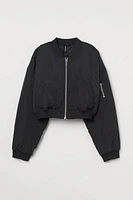 Crop Bomber Jacket