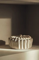 Scented Candle in Stoneware Holder