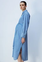 MAMA Before & After Denim Shirt Dress