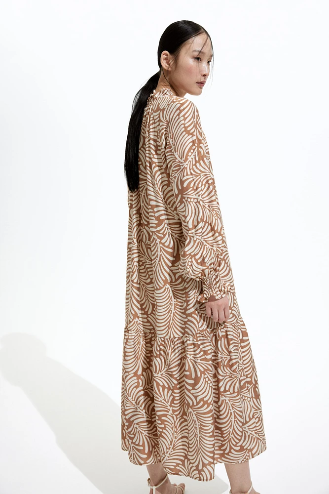 Ruffle-Collar Dress