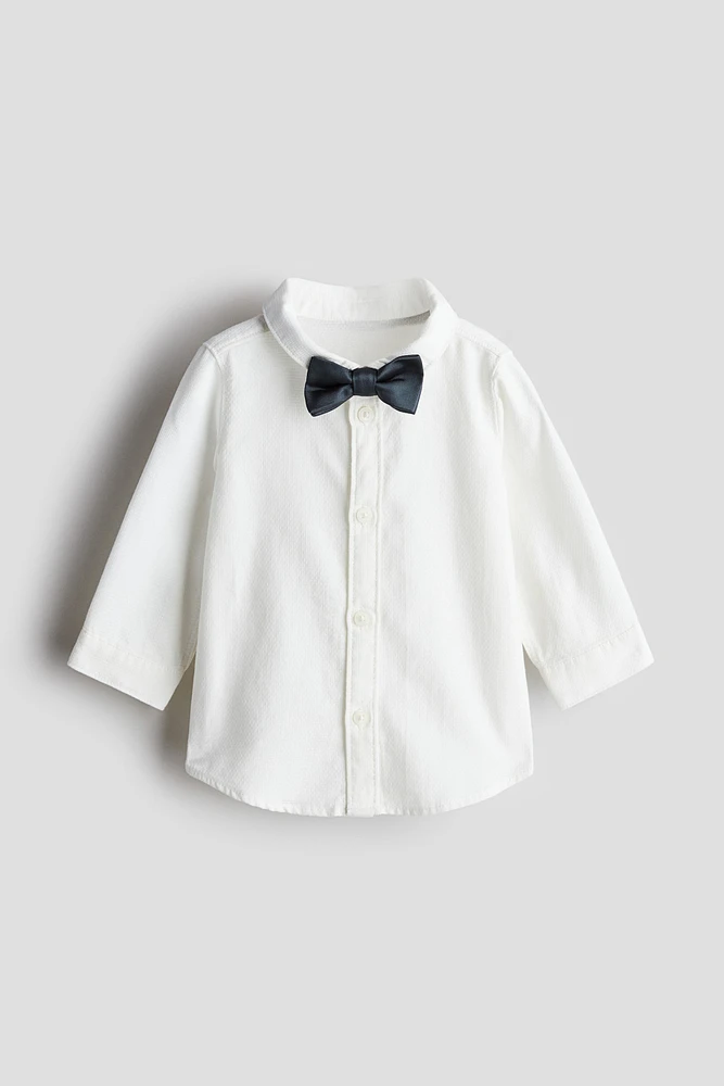 2-piece Shirt and Bow-Tie Set