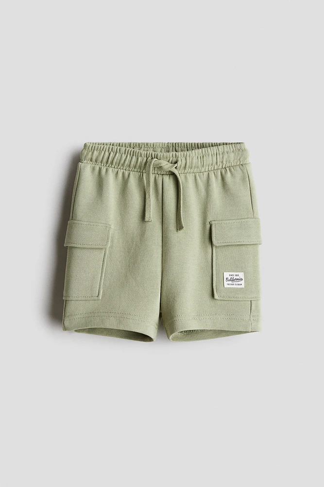 Short cargo en molleton