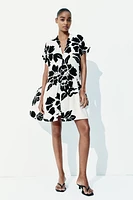 Robe tunique froissée