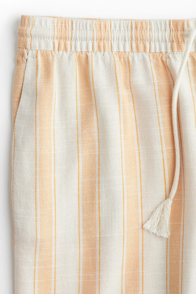 Straight-Leg Drawstring Pants